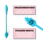 Load image into Gallery viewer, Silicone Cleaning Brush For Storage Bags and Baby Bottle Nipples
